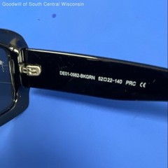 Sephora X DIFF Black Indy Sunglasses Branded Case & Microfiber Cloth Included