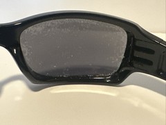 Rare Oakley Fives Squared NY Yankees Edition Black Sunglasses w/ Baseball Pouch.