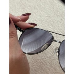 Tommy Hilfiger TH Aviator Sunglasses Gunmetal Silver Dark Gray Gradient Ombre
