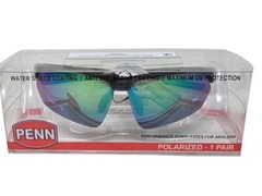 Penn Polarized Angler Fishing Rimless Sport Wrap Around Sunglasses UVA/UVB