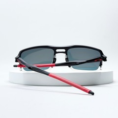 Oakley OO9266 Triggerman Matte Black Sunglasses Ruby Lens New