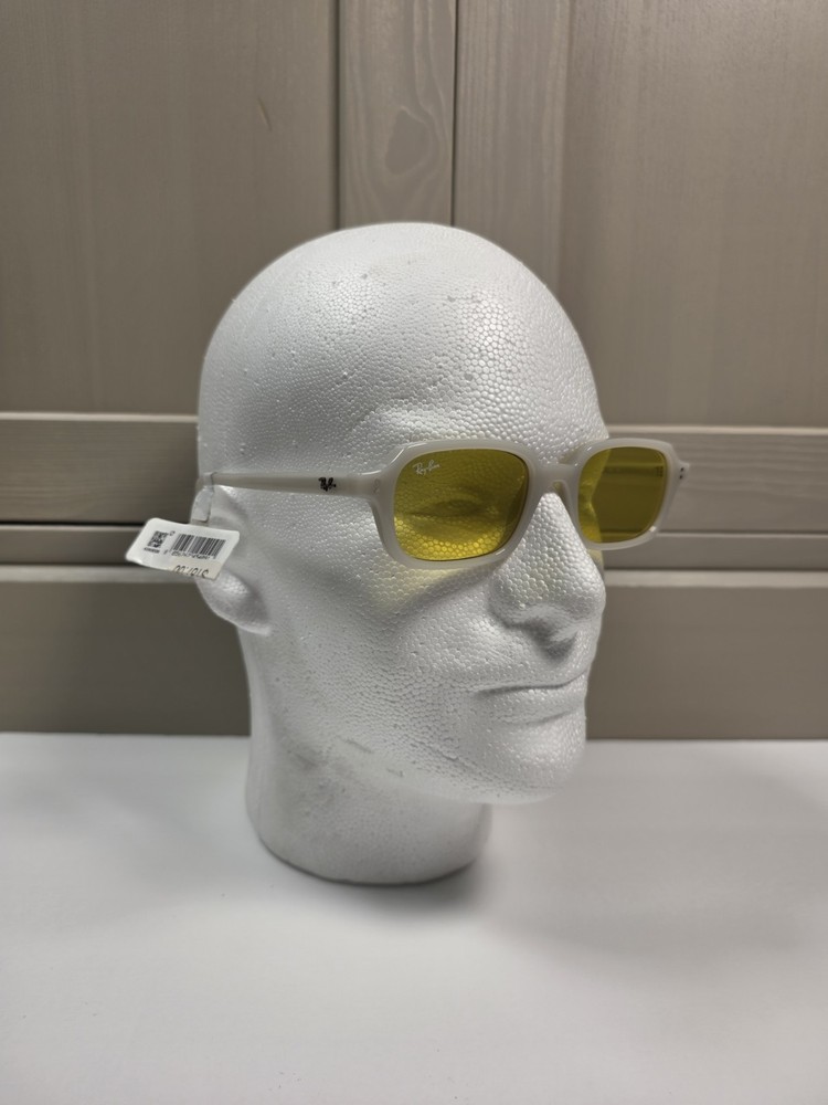 RAY BAN RB4455 68086D Warm White Yellow Unisex 52 mm Sunglasses $180 Msrp