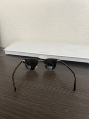 Ray-Ban Clubmaster RB3016 Browline Tortoise Brown Frame Black Tinted Glass