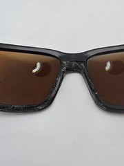 Costa Del Mar Fantail Blackout Frame 580G Polarized Green Mirror Lens Sunglasses