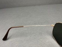 Ray-Ban Cockpit RB 3362 001/51 Sunglasses Gold Frame, Green Lenses Italy
