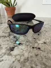 Costa Del Mar Brine II Sunglasses Matte Black Polarized Green Glass 580G w/case