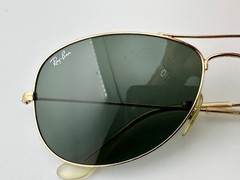 Ray Ban Cockpit RB3362 Gold Frame Aviator Sunglasses 001 59-14 3N VINTAGE
