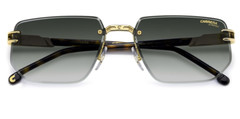 Carrera 1070/S 0NR Gold Brown Havana/Green Shaded Rectangular Men’s Sunglasses