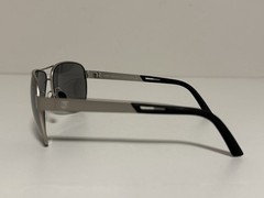 Revision Military Alphawing Aviator Sunglasses Silver Stainless Steel 59-13-125