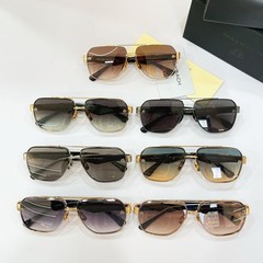 MAYBACH THE SAME I Gold Turquoise / Blue Gradient 140mm Navigator Sunglasses New
