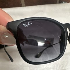 Ray-Ban Chris RB4187 622/8G Square Black Frame Gray Gradient Lens 145mm