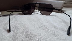 AUTHENTIC BURBERRY Sunglasses B 3121 Square Irregular Black Aviator Check BE3121