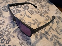 EnChroma Tilden Men’s Sunglasses Black Frame Mirrored Lens – Color Blind Glasses