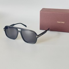 Tom Ford Falconer Sunglasses TF884 Black/Black 60-18-140mm With Case