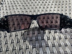 Used Oakley Oil Rig II 03-460 – Polished Black Frame – Warm Grey Lenses