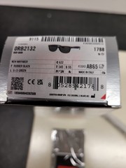 Ray-Ban Wayfarer Black Rubber G-15 Green Sunglasses ORB2132 New in Box