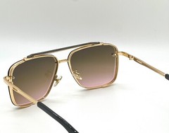 Men Designer Sunglasses Classic Green Tea Lens Gold Luxury 2022 Model New Style