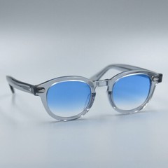 Handmade blue glasses blue gradient lens sunglasses Men’s classic glasses UV400