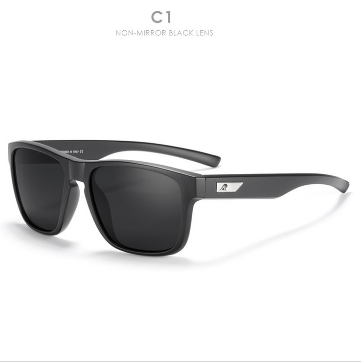 KDEAM Polarized Sport Sunglasses UV400 Men Women Square Outdoor Driving Glasses