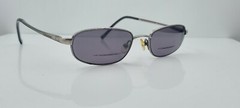 Tourneau T032 Gray Oval Metal Sunglasses Italy FRAMES ONLY