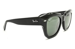 Ray-Ban RB2186 901/31 49mm State Street Square Sunglasses with Green Lenses