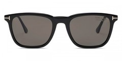 New Tom Ford Men Geometric Sunglasses FT0625 Arnaud-02 01D Shiny Black 53mm