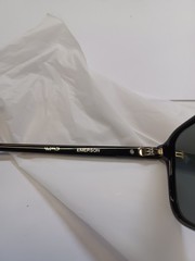 WMP Emerson Polarized Sunglasses 54-20-147 Black/ Black Lens