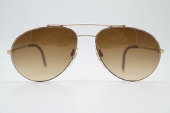 Vintage Sunglasses Rodenstock LIFESTYLE 7063 GM Gold Multicolor Oval sunglass