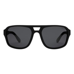 I-SEA San-O Men’s Polarized Sunglasses – Black Ink Frame/ Smoke Lens