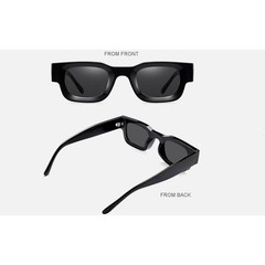 Sunglasses Mens Fashion Square Dark Black Lens Cholo Gangs Street Shades Hip Hop