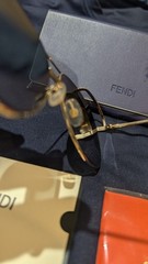 Fendi FF 0286/S Aviator Sunglasses Gold Metal Frame(ORIGINALS)