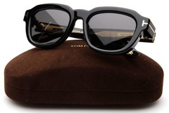 NEW TOM FORD TF 1226 01A Black Sunglasses 52-20-135mm B42mm Italy
