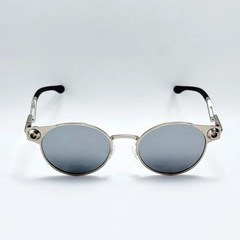 Oakley Deadbolt OO6046 Satin Chrome Gray Lens Titanium SunglassesIN BOX