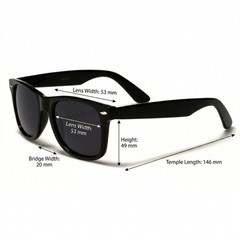 Wayfar Retro Classic Style Sunglasses Anti Glare Polarized Vintage 80s Unisex