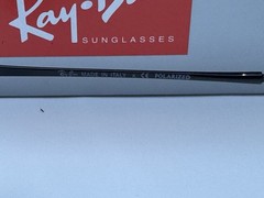 NEW Ray-Ban RB4187 601/T3 CHRIS Polish Black Polarized Grad Grey Sunglasses 54mm