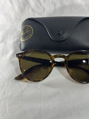 Ray-Ban RB2180 Polished Light Havana Frame Polarized Brown Lens 49-21