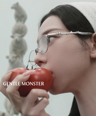 NEW Gentle Monster KARINA 2026 Veggie Collection Aden 02 Silver Clear Authentic