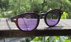 Men Purple Sunglasses Johnny Depp Violent Sunglasses Women’s Tortoise Glasses