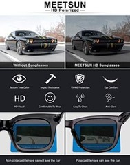 Polarized Sunglasses for Women Men Trendy Classic Retro Designer Style Fashion