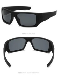 Gascan CRYSTAL BLACK/Red Ruby Iridium Polarized Sunglasses