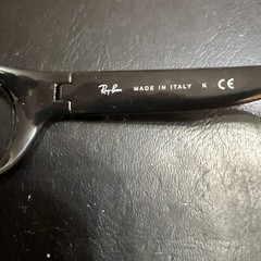 Ray Ban Italy RB 4033 601 3N Polished Black Plastic Sunglasses Frame VG47