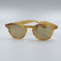 Brand Men Brown sunglasses brown glass lens glasses johnny depp blonde glasses