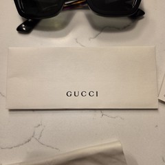 GUCCI GG1668S 001 Black Grey Havana Men’s Medium 52 mm Sunglasses