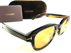 Authentic Tom Ford Garret 50E 49mm Men’s Havana Sunglasses Luxury Italy