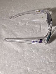 Oakley 03-247 Jupiter Polished Clear Violet Iridium Lens/Icons 58-16 Made in USA