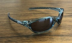Oakley Fives 2.0 Sunglasses BMC-021 Crystal Blue Excellent Condition