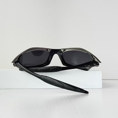 Oakley Splice Sunglasses Gunmetal Black Frame Black Lens Triple Black