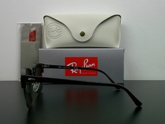 Ray-Ban RB3016 Clubmaster Classic Sunglasses Black & Silver G-15 51mm Never Worn