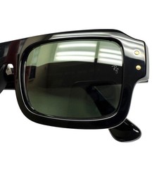 Ray-Ban Lukas Sunglasses RB 4454 6677/31 Polished Black Green Glass 53mm w/case