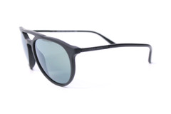 GIORGIO ARMANI AR8105 5042/6R SUNGLASSES BLACK MADE IN ITALY SIZE: 55-19-145